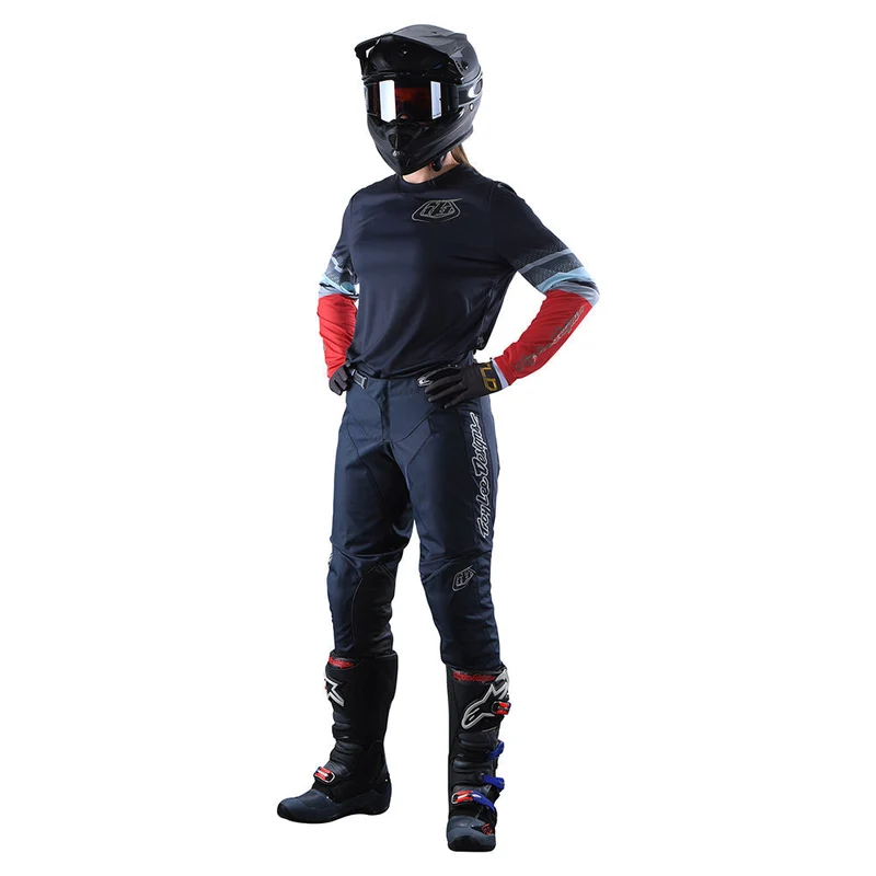 Womens Gp Long Sleeve Jersey Warped Charcoal