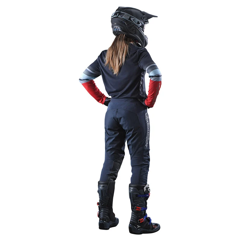 Womens Gp Long Sleeve Jersey Warped Charcoal