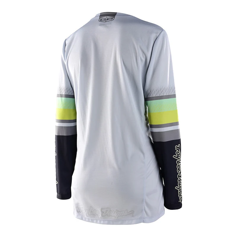 Womens Gp Long Sleeve Jersey Warped White