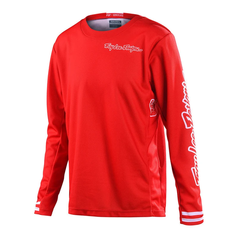 Youth Gp Long Sleeve Jersey Mono Red