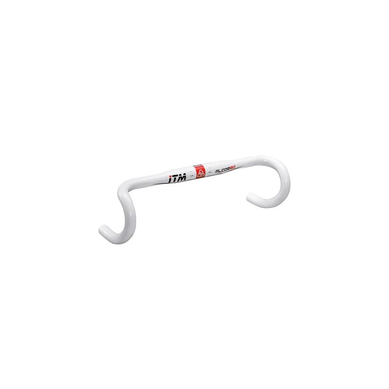 CINTRE ROUTE ITM ALCOR ALU BLANC 31,8 L 44 EXTERIEUR 295g DECO ROUGE/NOIR