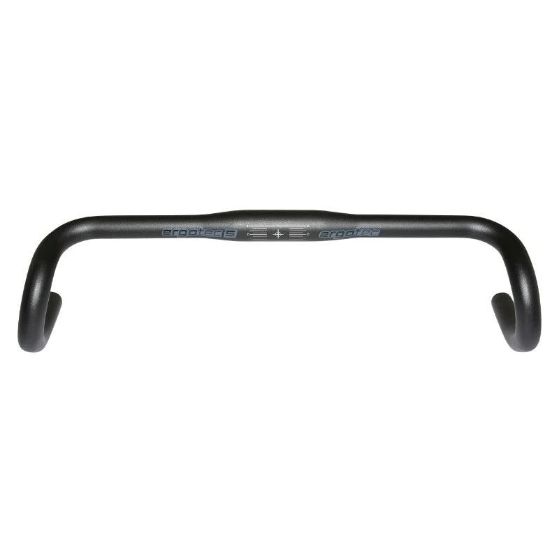 CINTRE ROUTE ERGOTEC RANDONNEUR ALU NOIR DIAM 31.8mm L 440/510 mm (HOMOLOGUE NIVEAU 5)