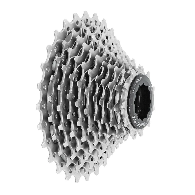CASSETTE 11V. SHINE 11-28 POUR SHIMANO/SRAM ROUTE ARGENT (VENDU EN BOITE) (11-12-13-14-15-16-17-19-21-24-28)