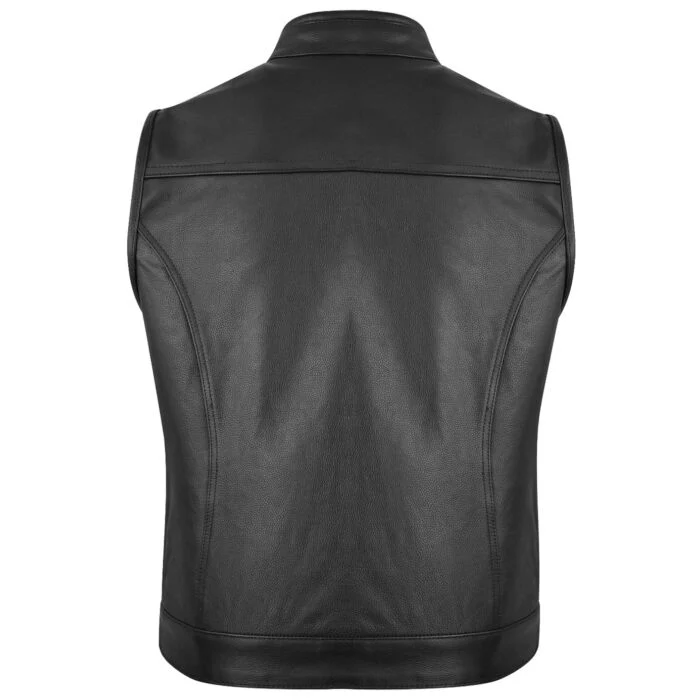 Gilet Cuir Biker — 100% Cuir Vachette | Urban Rider™