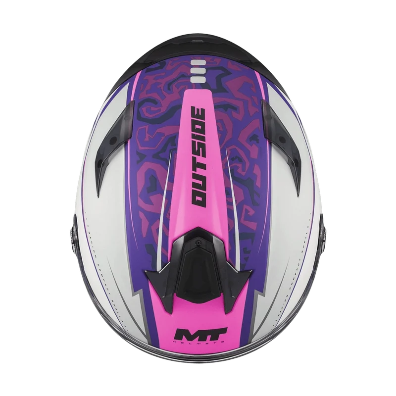 Casque Intégral Femme MT Targo S Outside Rose/Violet — ECE 22.06