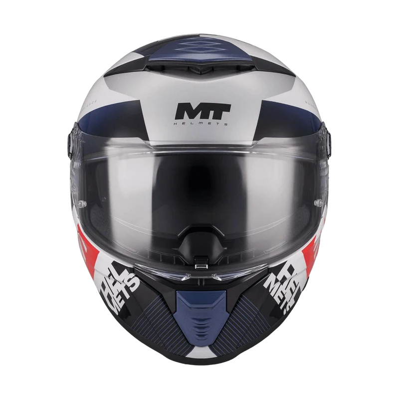 Casque Intégral MT Thunder 4 SV Waves Blanc/Marine Gloss — ECE 22.06