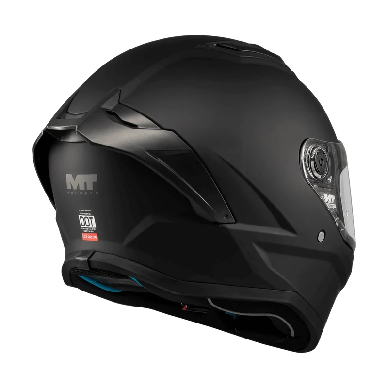 Casque Intégral MT Stinger 2 Noir Mat — ECE 22.06