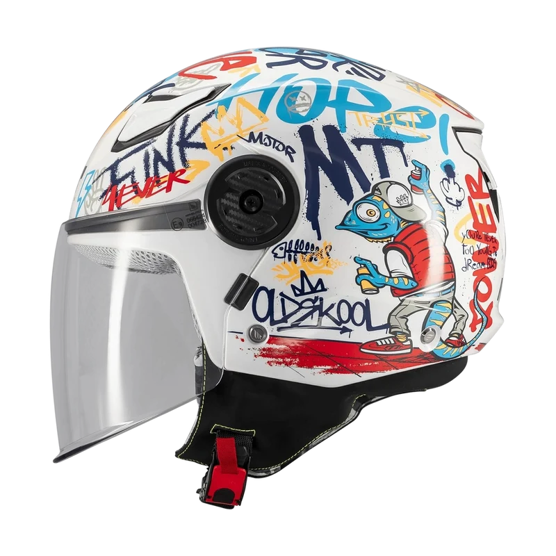 Casque Jet Enfant MT Lite Crew Graphic — ECE 22.06 Passager Scooter