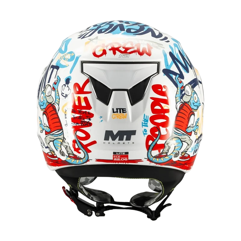 Casque Jet Enfant MT Lite Crew Graphic — ECE 22.06 Passager Scooter
