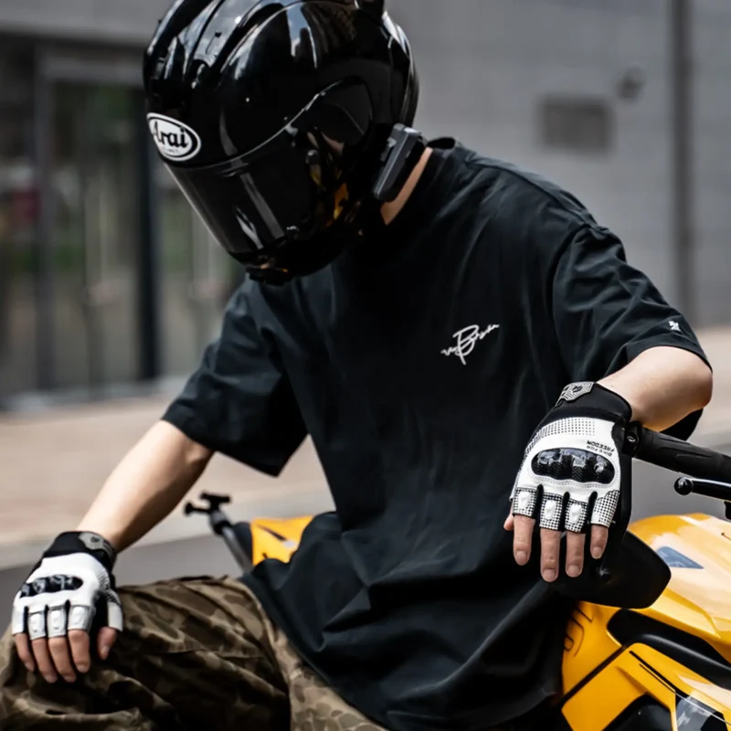 Gants Moto Mitaine Gmbiker | Coque Carbone 3D & Grip Pro
