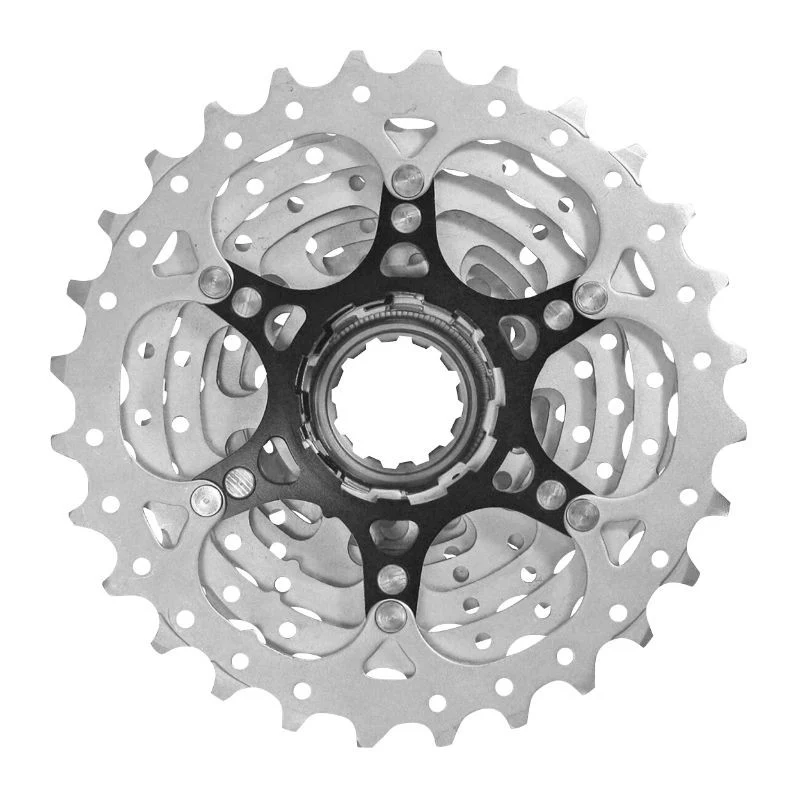 CASSETTE 10V. SUNRACE RS0 11-28 ROUTE POUR SHIMANO (NIVEAU 105) METALLIC SILVER (LIVRE EN BOITE) (11-12-13-14-15-17-19-21-24-28)