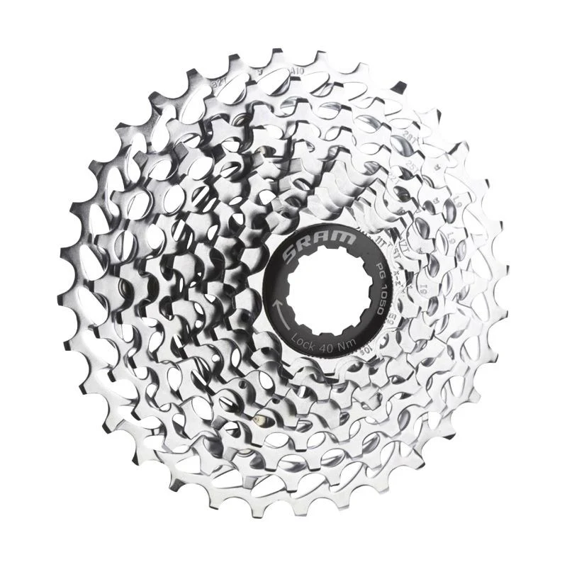 CASSETTE 10V. SRAM PG1050 11-23 (COMPATIBLE SHIMANO) (11,12,13,14,15,16,17,19,21,23)