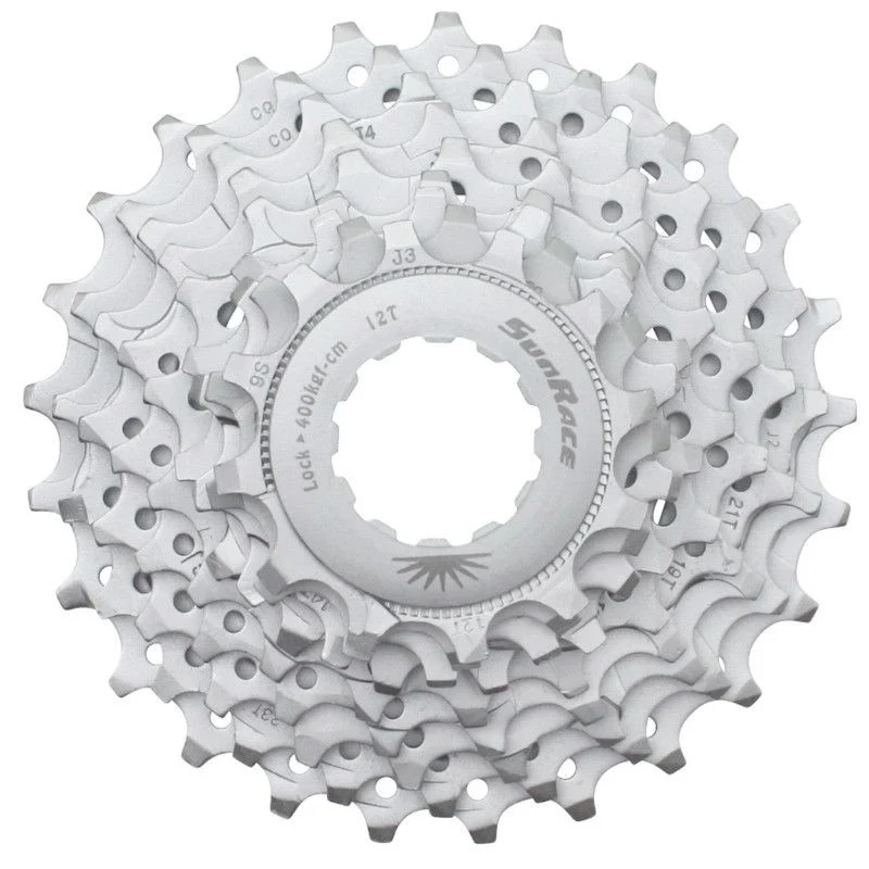 CASSETTE 9V. SUNRACE R91 12-25 ROUTE POUR SHIMANO NICKEL (LIVRE EN BOITE) (12-13-14-15-17-19-21-23-25)
