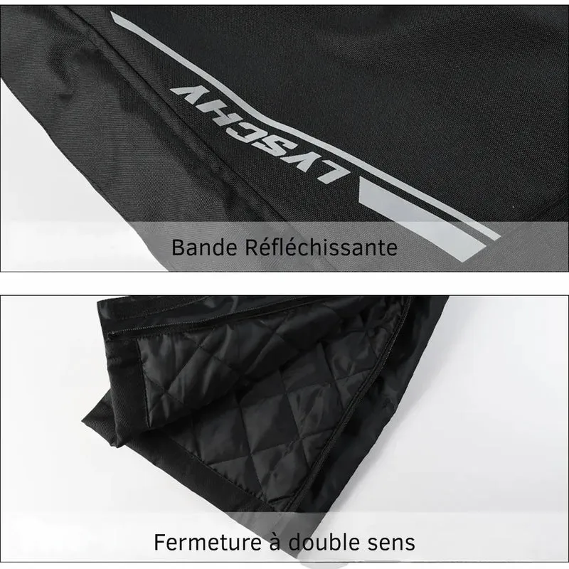 Surpantalon Moto & Scooter "Rapide-Enfilage" STORM™: Chaud, Étanche et Protégé (CE Niv.2)