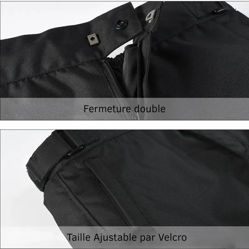 Surpantalon Moto & Scooter "Rapide-Enfilage" STORM™: Chaud, Étanche et Protégé (CE Niv.2)