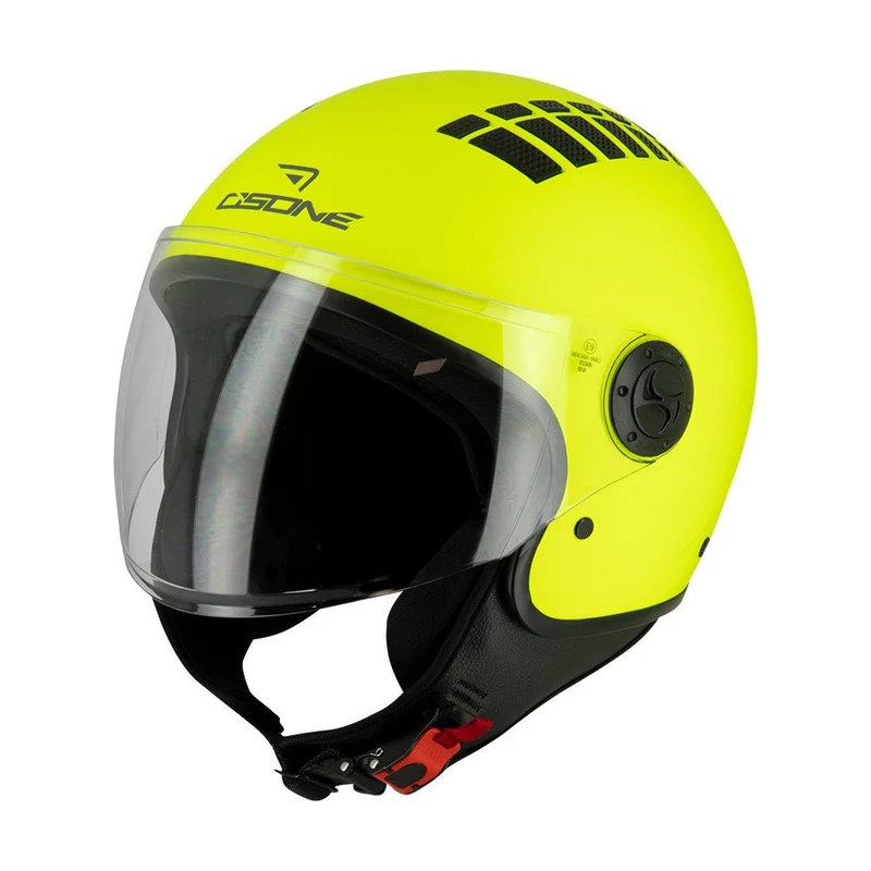 Casque Jet Jaune Fluo CITIZEN — Haute Visibilité | Homologué ECE R22-06