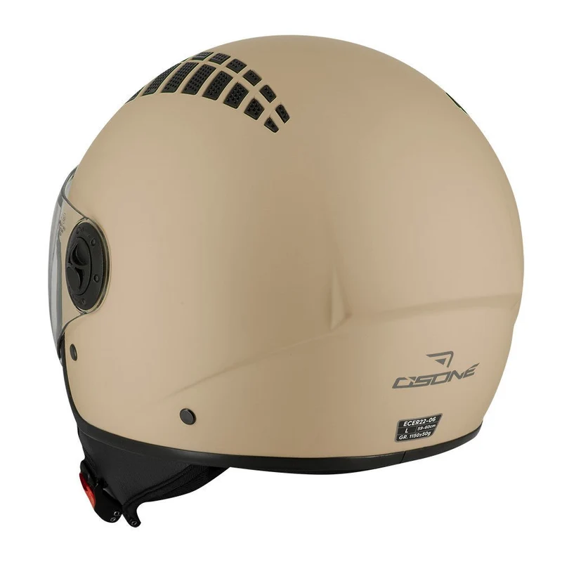 Casque Jet Beige Sable Mat CITIZEN — Homologué ECE R22-06