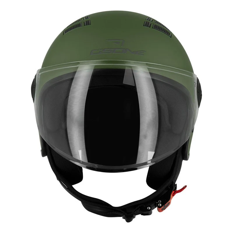 Casque Jet Vert Armée CITIZEN — Homologué ECE R22-06