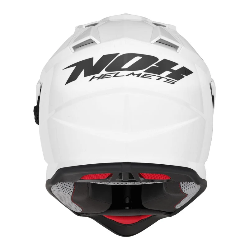 Casque Moto Adventure N312 Blanc Perle | NOX