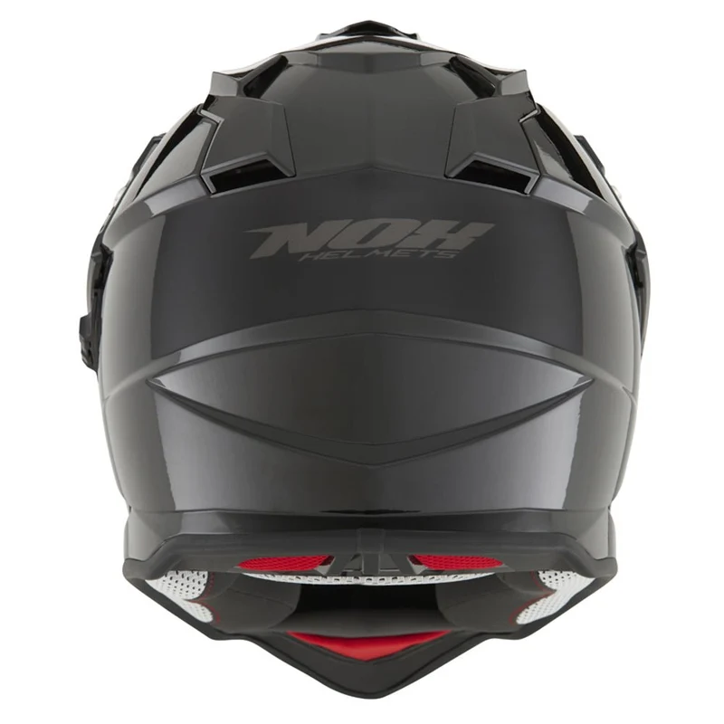 Casque Moto Adventure N312 Noir Brillant | NOX