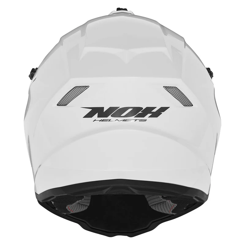 Casque Moto Cross Enfant N761 Blanc Perle | NOX