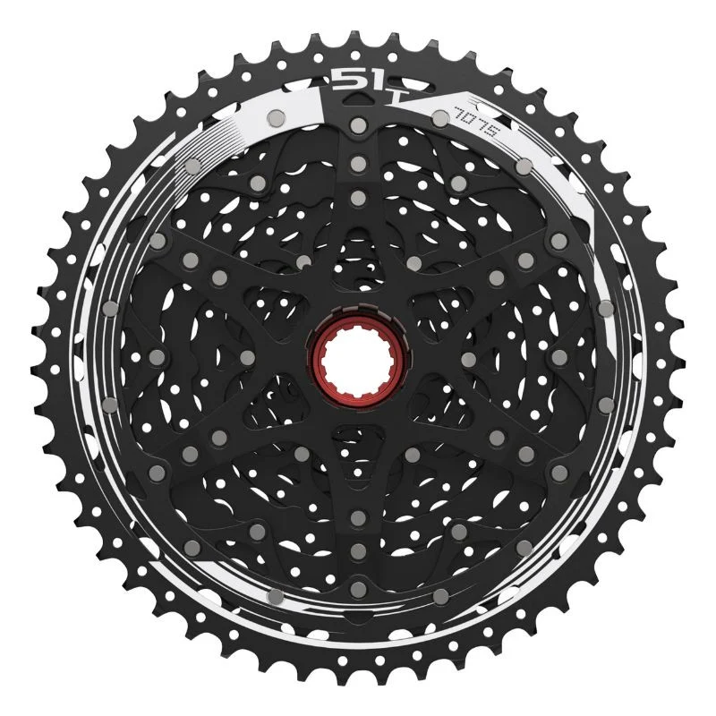 CASSETTE 11V. SUNRACE MX8 11-51 VTT POUR SHIMANO NOIR (LIVRE EN BOITE)