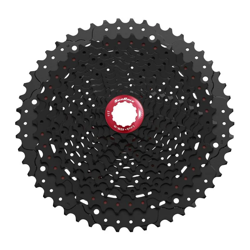 CASSETTE 11V. SUNRACE MX8 11-51 VTT POUR SHIMANO NOIR (LIVRE EN BOITE)