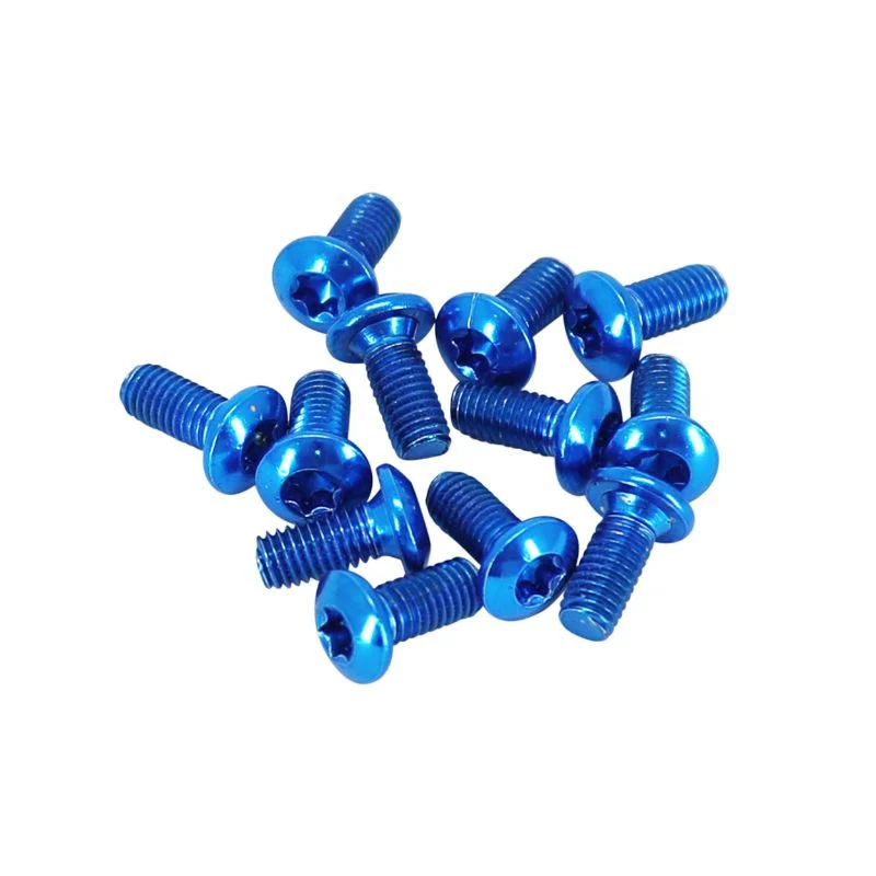 VIS DISQUE DE FREIN TROTTINETTE DIAM 4,6 mm BLEU (VENDU PAR 12)