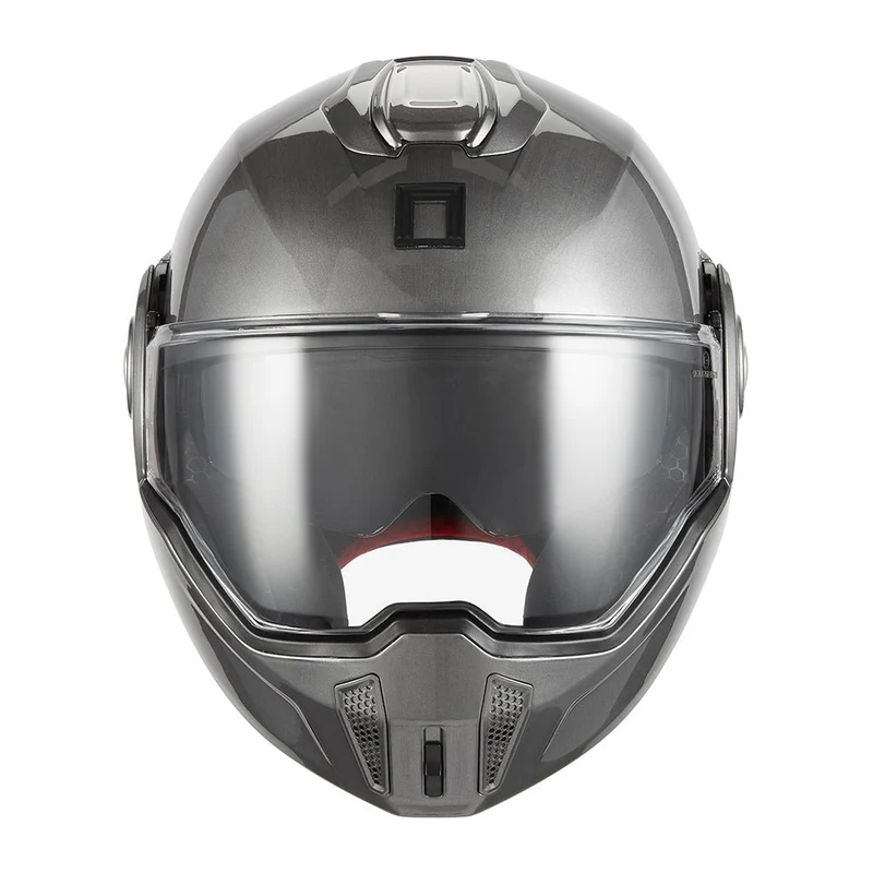 Casque Moto Modulable Réversible Spinner Titanium Brosse Mat | NOX