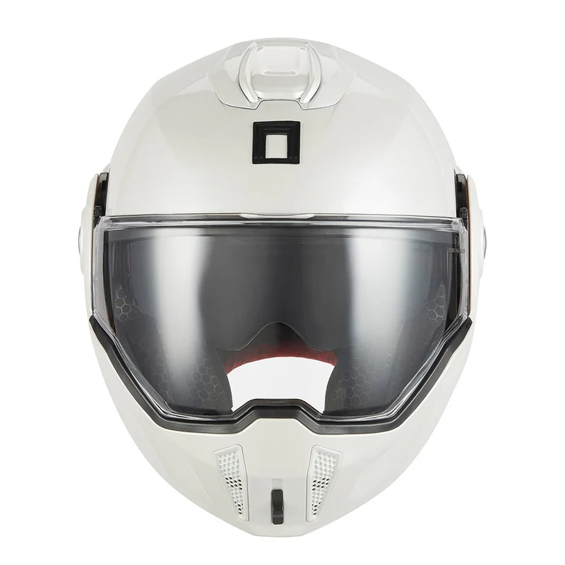 Casque Moto Modulable Réversible Spinner Blanc Perle | NOX