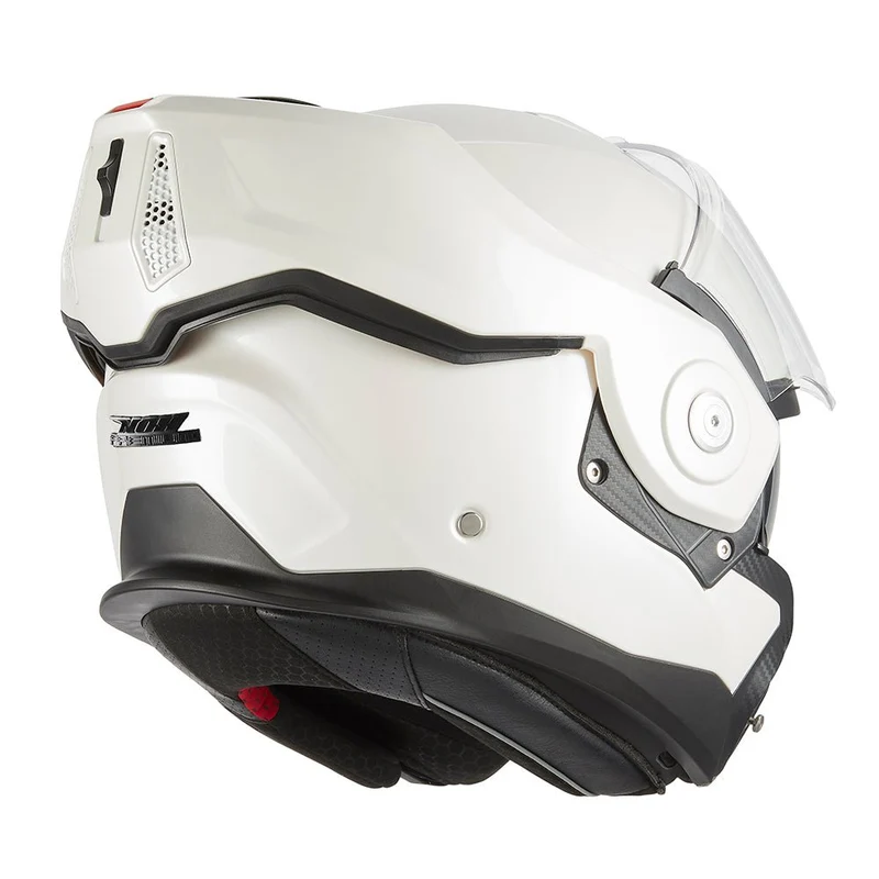 Casque Moto Modulable Réversible Spinner Blanc Perle | NOX
