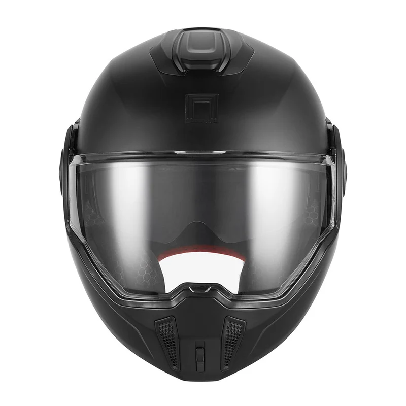 Casque Moto Modulable Réversible Spinner Noir Mat | NOX