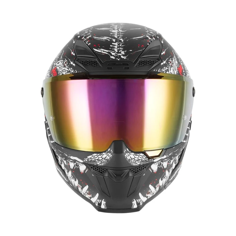 Casque Intégral Goliath Raptor Noir Mat/Rouge — EXKLUSIV