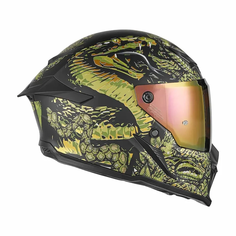 Casque Intégral Goliath Mythology Noir Mat/Or — EXKLUSIV