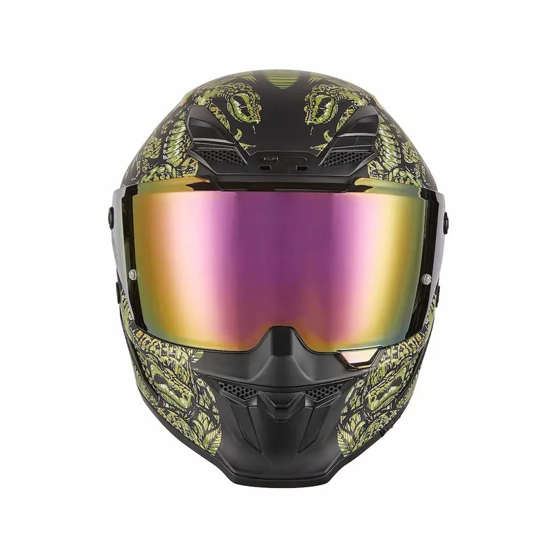 Casque Intégral Goliath Mythology Noir Mat/Or — EXKLUSIV