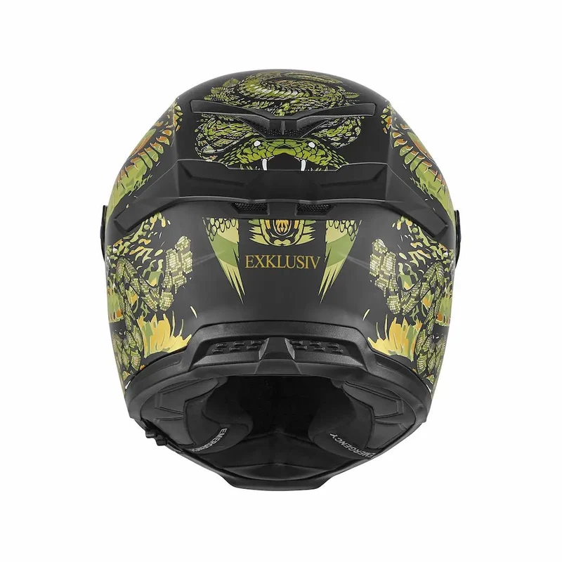 Casque Intégral Goliath Mythology Noir Mat/Or — EXKLUSIV