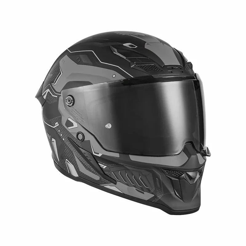 Casque Intégral Goliath Berserk Noir Mat/Titanium — EXKLUSIV