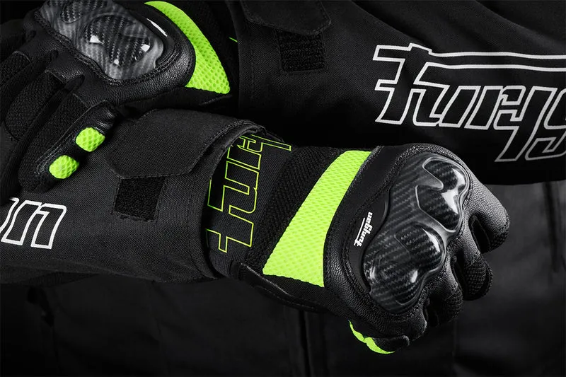 Gants Moto Homme Furygan GALAX EVO Noir-Jaune Noir-Jaune | Été