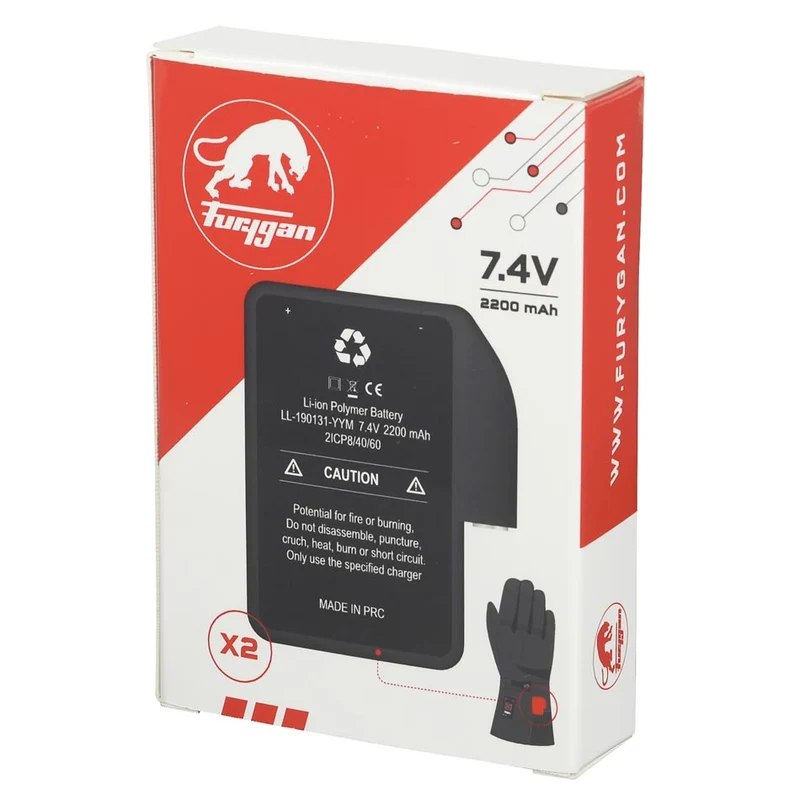 Gants Moto Homme Furygan BATTERIES HEAT Noir | Hiver