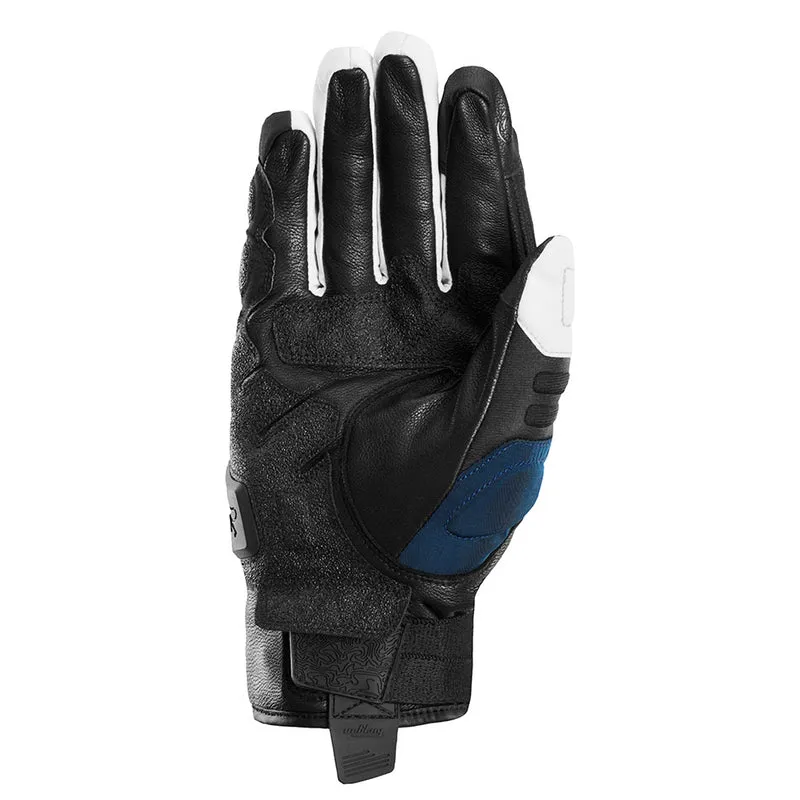 Gants Moto Cuir Homme Furygan BALMAZ ALL SEASONS Noir-Bleu-Pearl