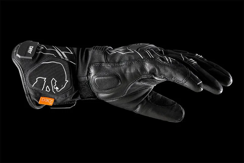 Gants Moto Cuir Homme Furygan STARKER D3O® PRIMALOFT® 37.5® Noir-Pearl | Hiver