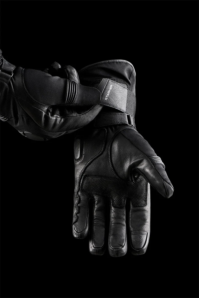 Gants Moto Cuir Homme Furygan STARKER D3O® PRIMALOFT® 37.5® Noir-Pearl | Hiver