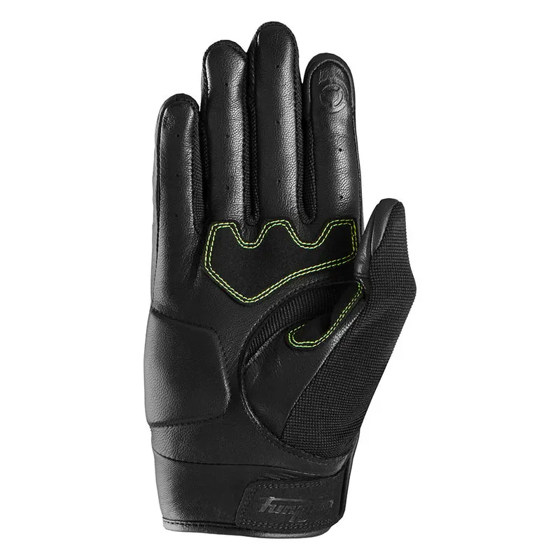 Gants Moto Cuir Homme Furygan SHADE Noir-Jaune Noir-Jaune | Été