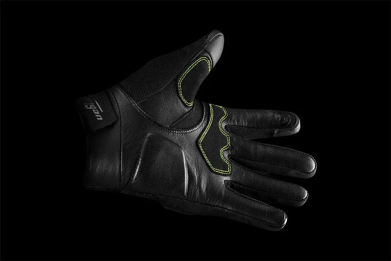 Gants Moto Cuir Homme Furygan SHADE Noir-Jaune Noir-Jaune | Été