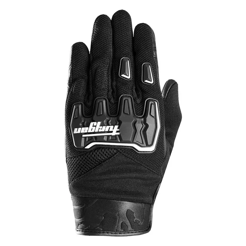 Gants Moto Cuir Homme Furygan SHADE Noir-Blanc | Été