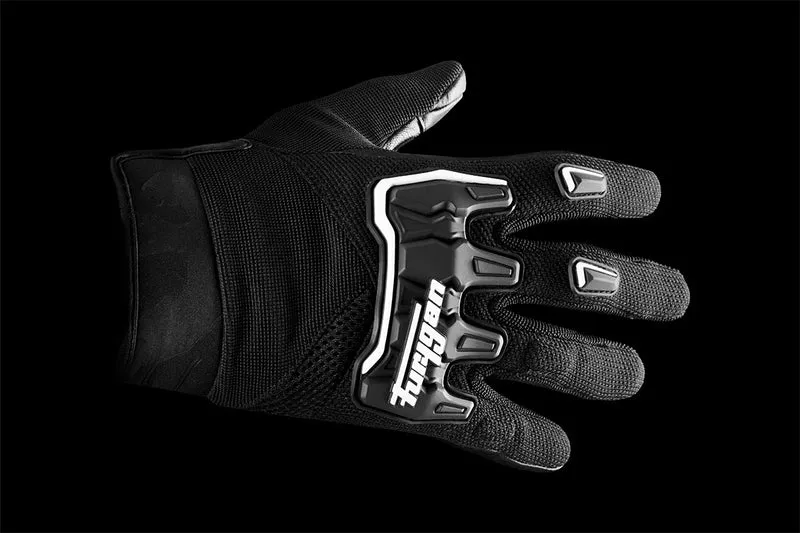 Gants Moto Cuir Homme Furygan SHADE Noir-Blanc | Été
