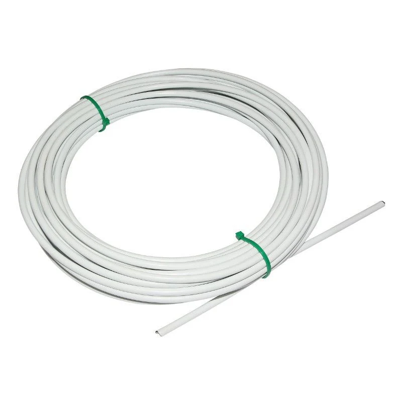 GAINE DE FREIN FIBRAX BLANC 5mm (ROULEAU DE 15M) AVEC LINER TEFLON
