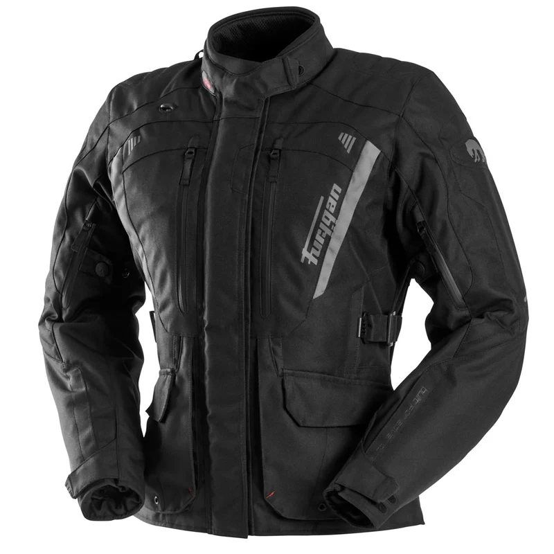 Blouson Moto Femme Furygan APALACHES LADY EVO Noir-Gris — CE AA