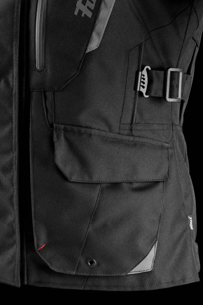 Blouson Moto Femme Furygan APALACHES LADY EVO Noir-Gris — CE AA
