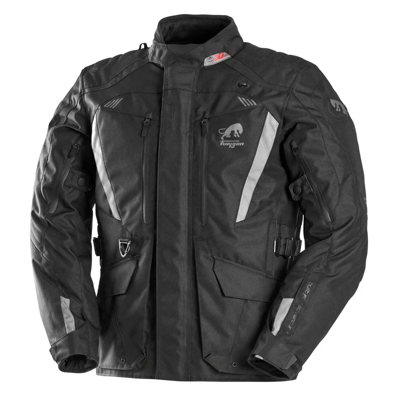 Blouson Moto Homme Furygan APALACHES EVO Noir-Gris — CE AA